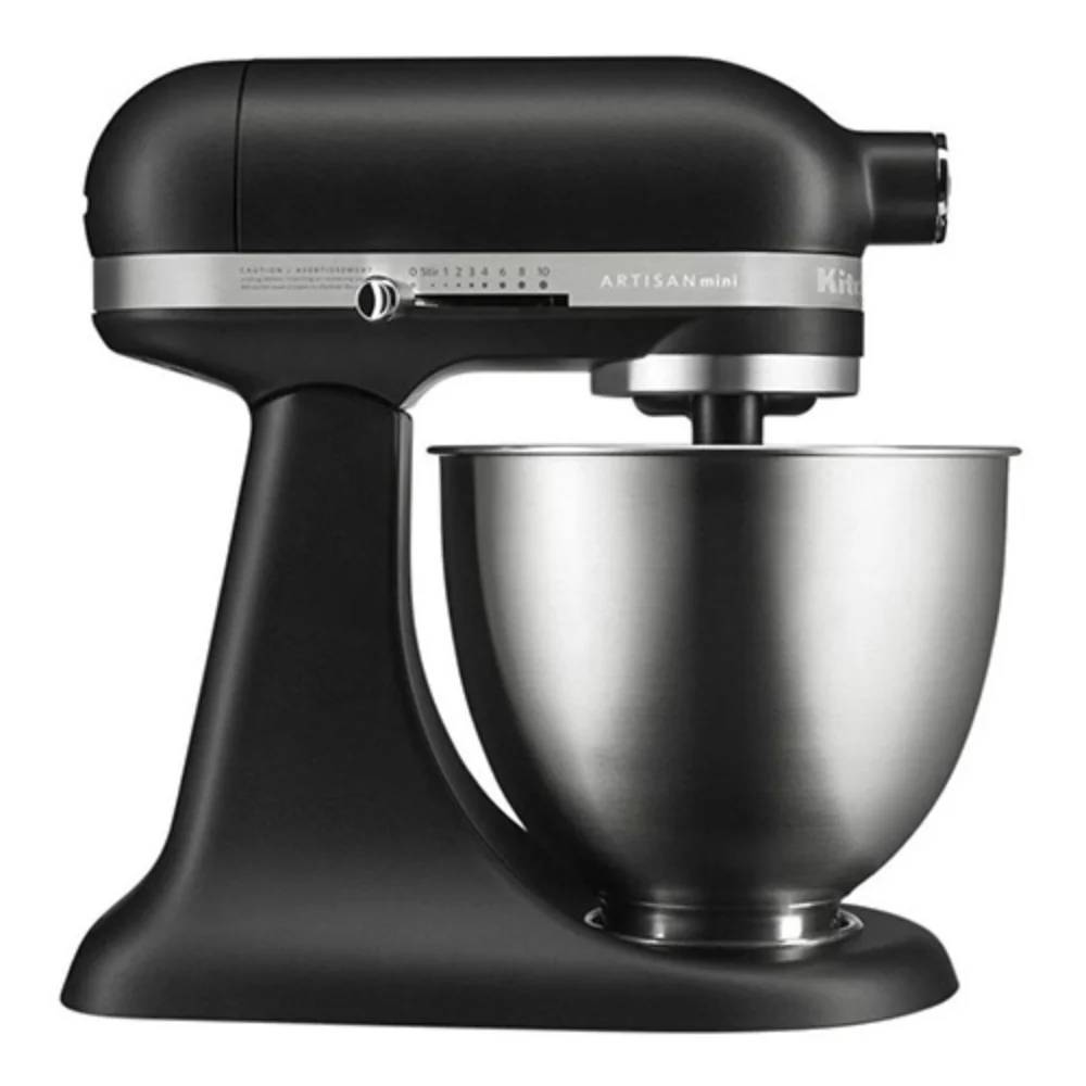 KitchenAid Artisan Mini Stand Mixer 3.3L Black Matte (5KSM3311XBBM)