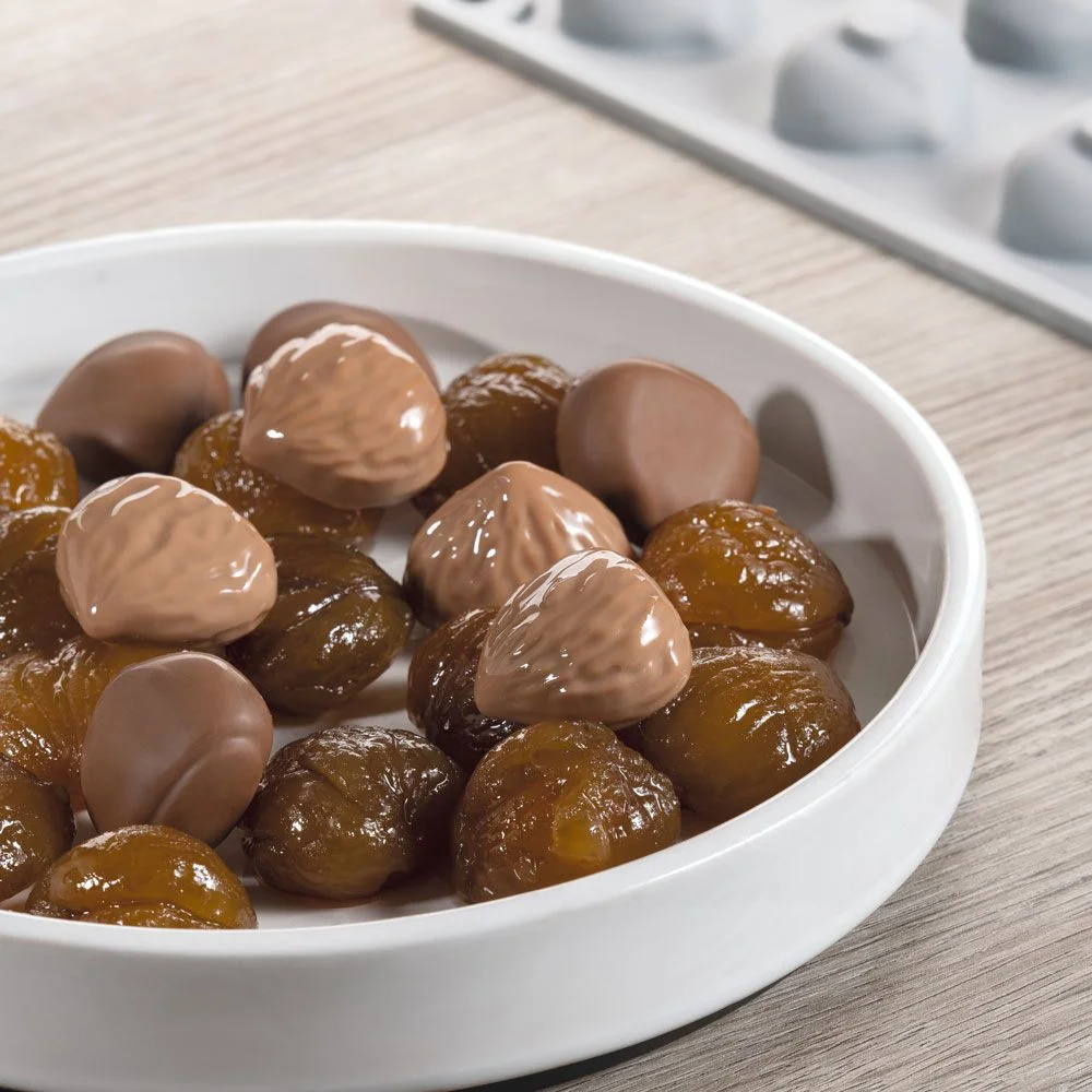 Pavoni GOURMAND silicone mould 300x175 GG011S CHESTNUT 06