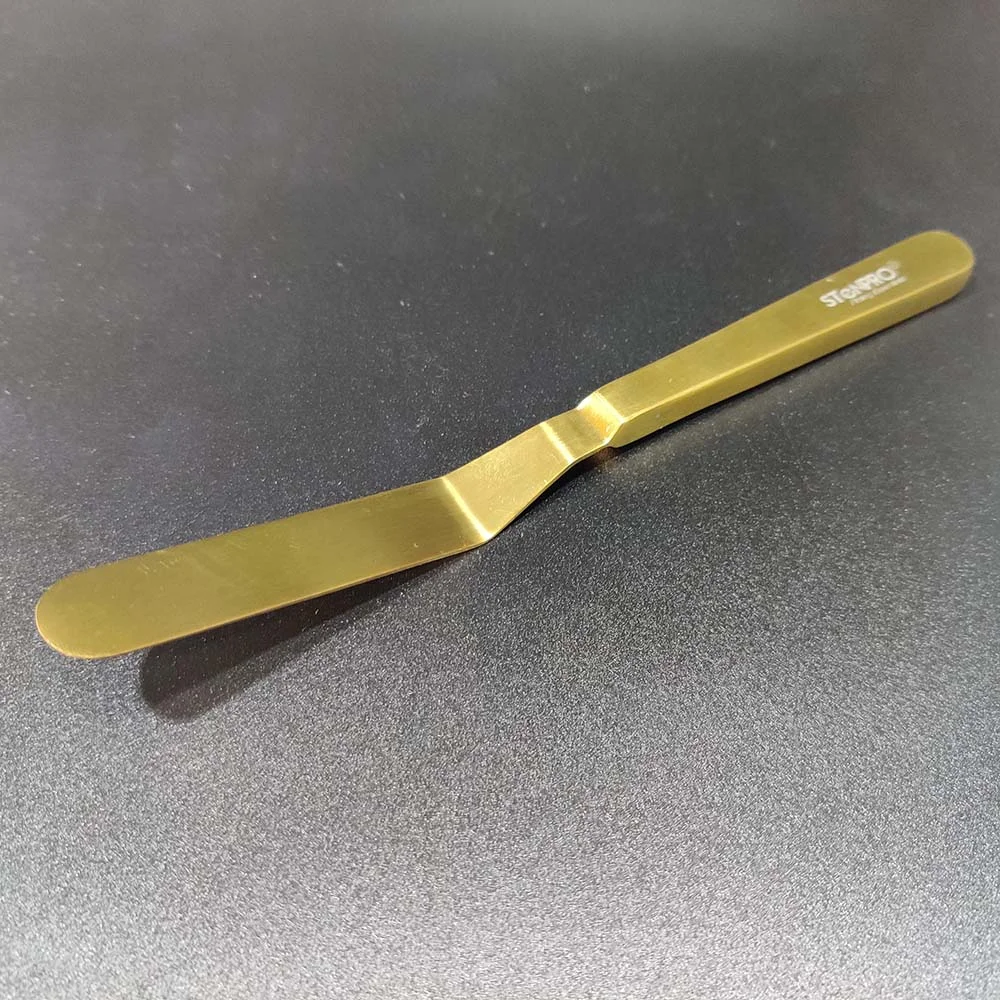 Stenpro Plating Spatula SS 20cm Gold