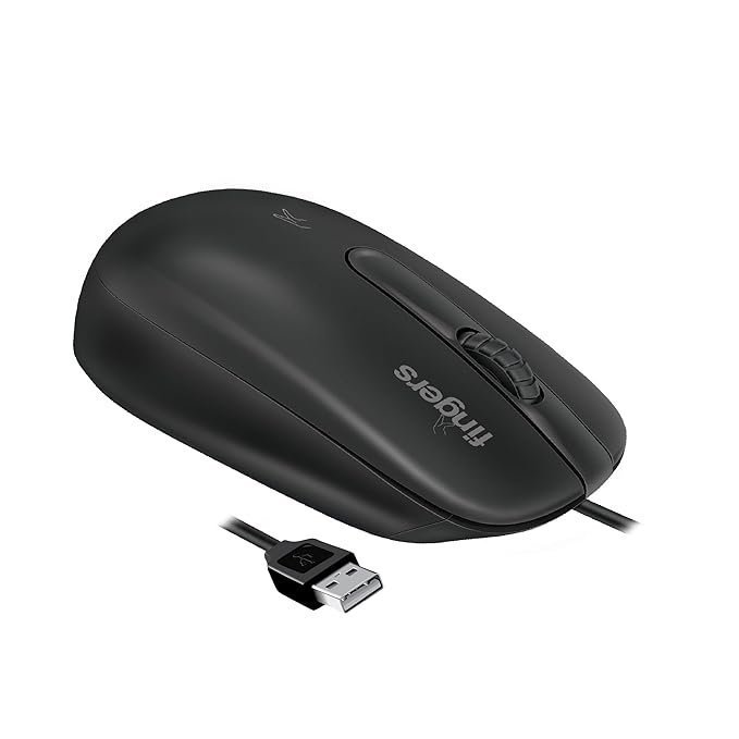 FINGERS MasterHit USB Wired PC Mouse (Advanced Optical Technology)
