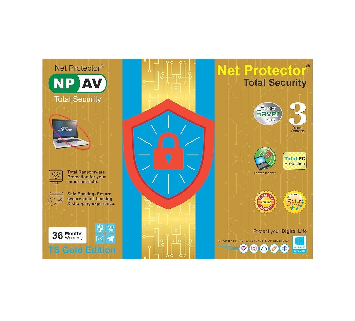 Net Protector Total Security 1 PC 3 Years